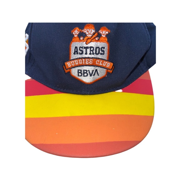 Vintage Houston Astros Snapback Hat: Astros Buddies Club: Nolan Ryan: Verlander - Picture 4 of 5